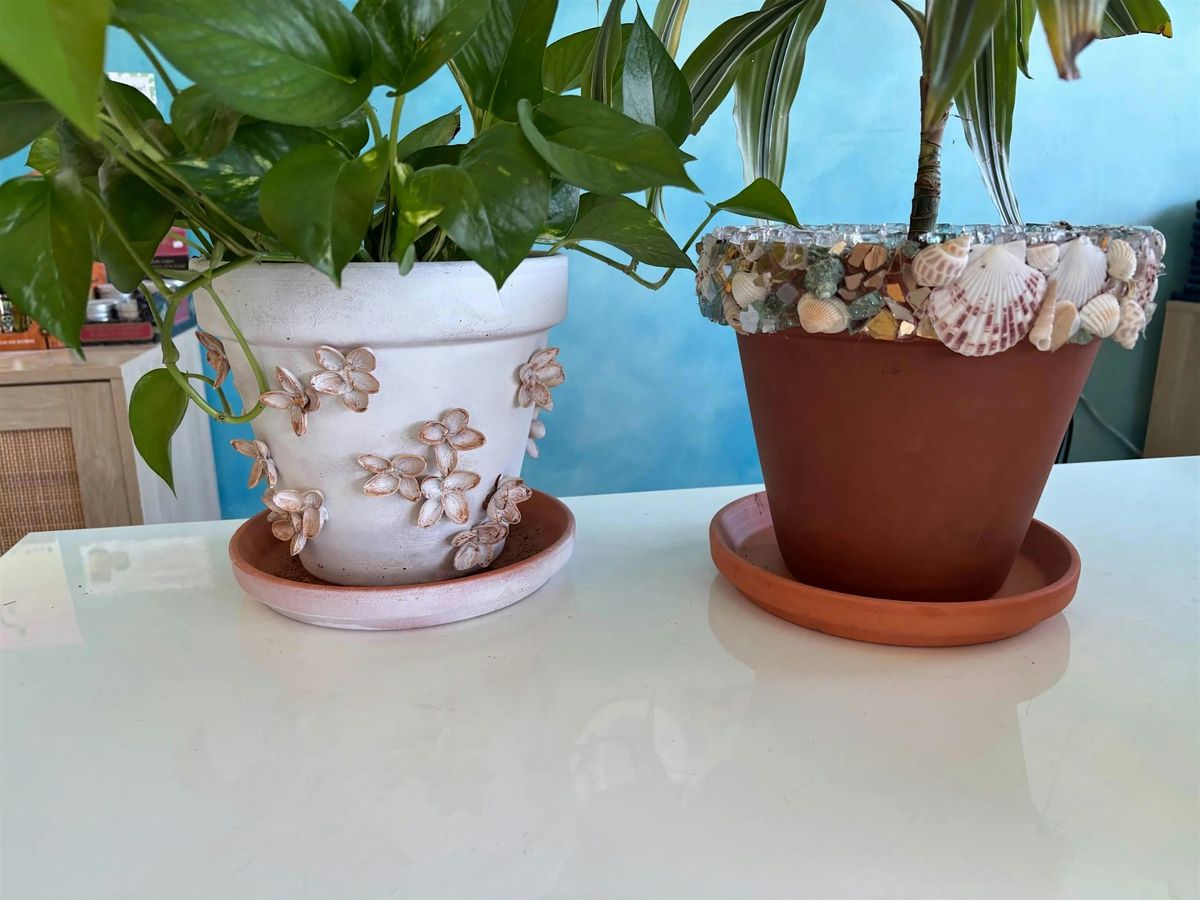 Ceramic Pot Decorating