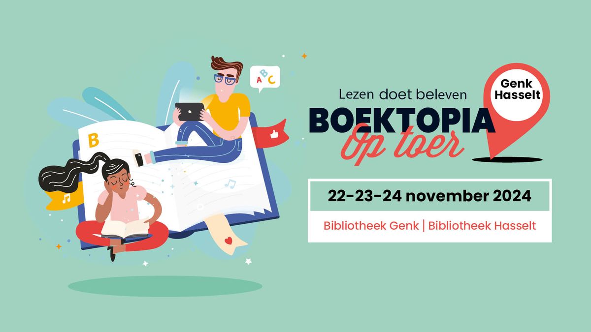 Boektopia Op Toer in Bibliotheek Genk