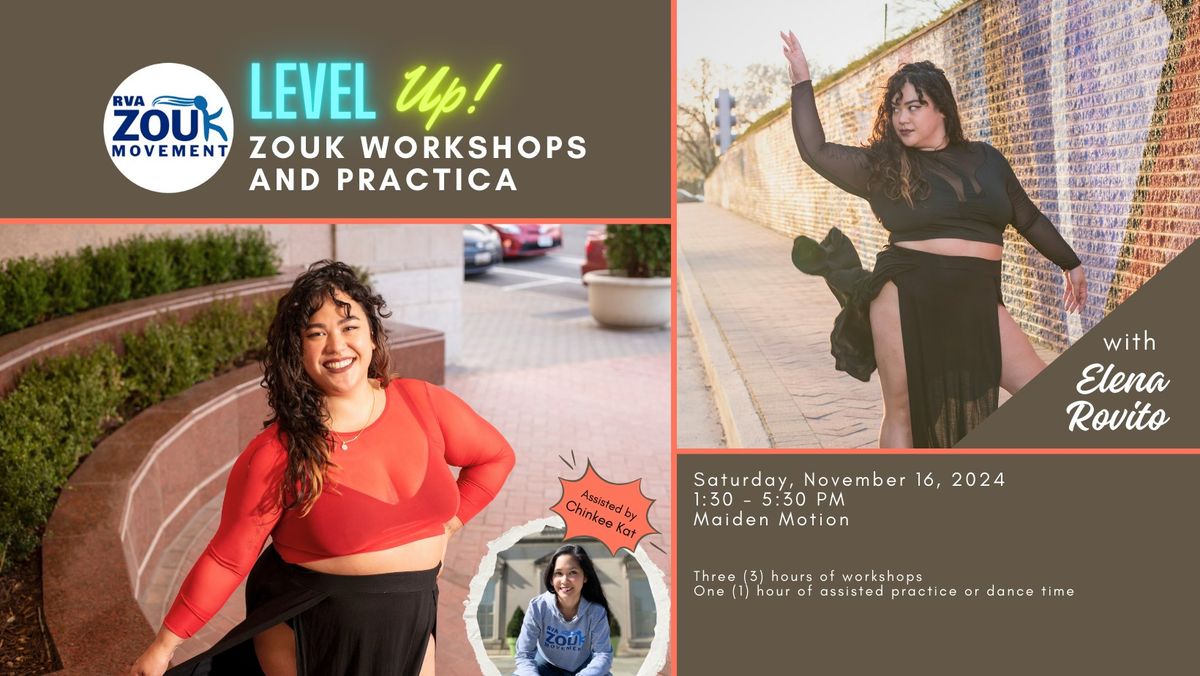 Level Up Zouk Workshops with Elena Rovito