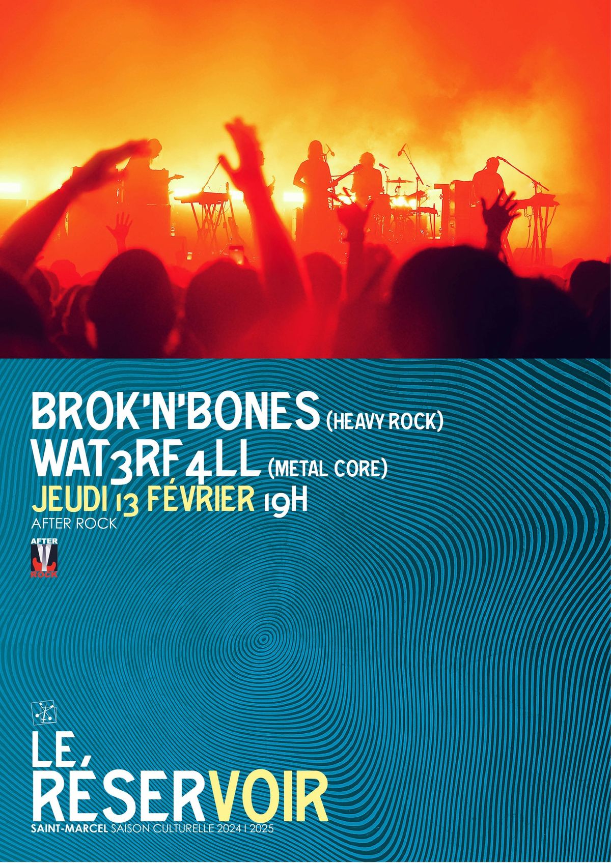 BROK'N'BONES (HEAVY ROCK) & WAT3RF4LL (METAL CORE) 