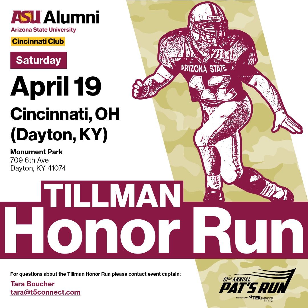 Tillman Honor Run-North Ky\/Cincinnati