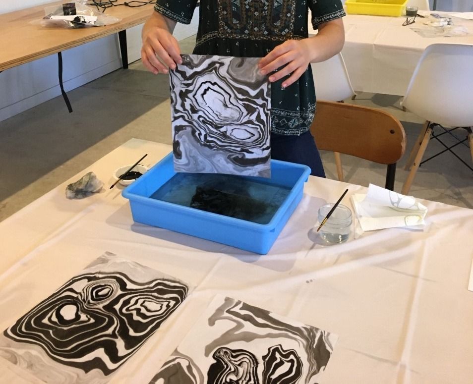 SUMINAGASHI: The Art of Floating Ink Workshop | Ages 14-Adult