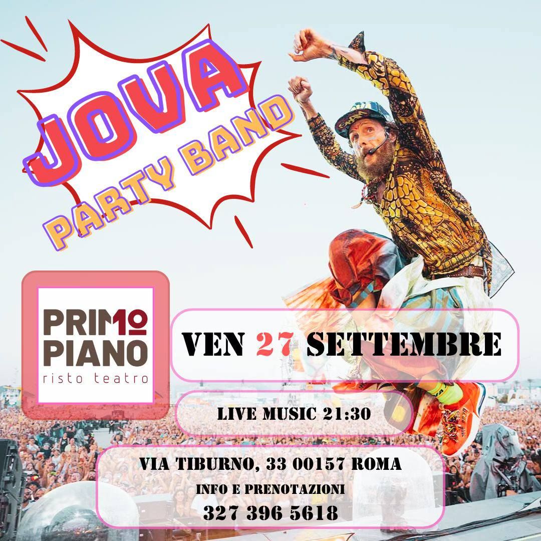 ?JOVA PARTY BAND - LIVE CONCERT & DINNER 