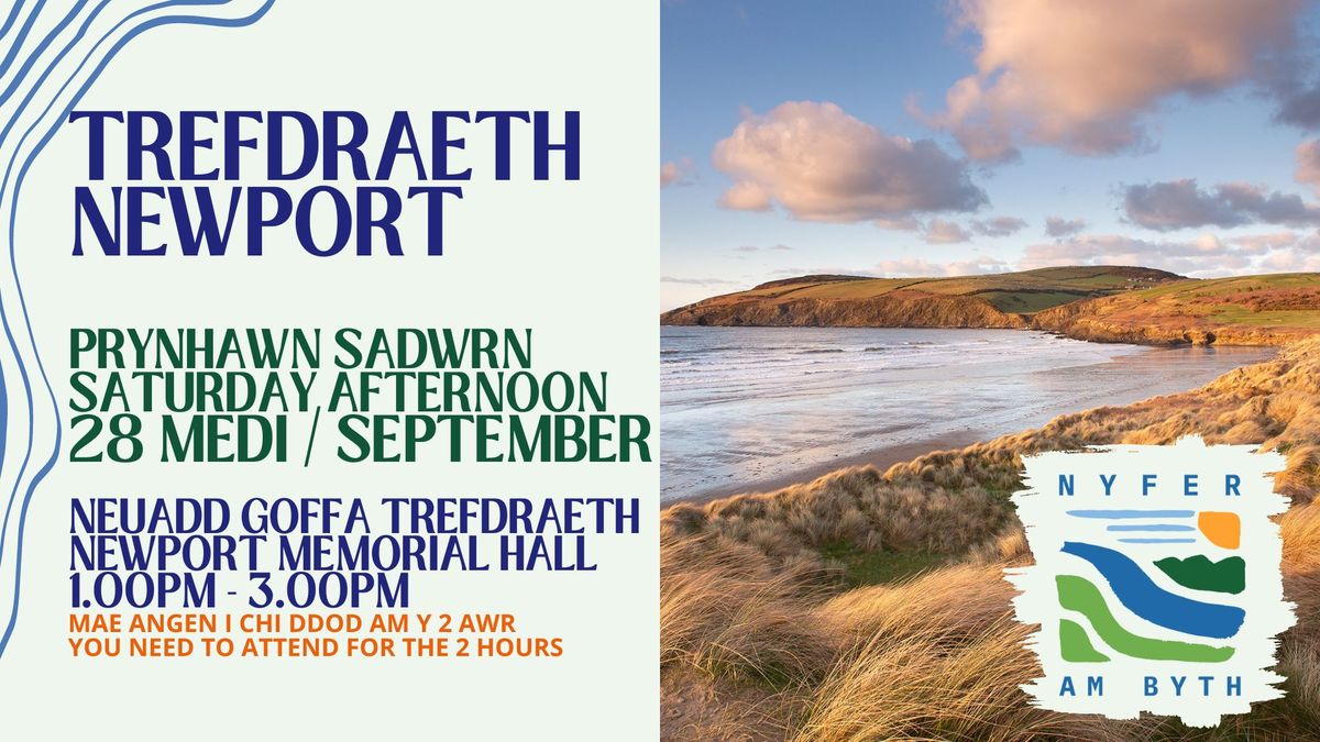 TREFDRAETH \/ NEWPORT - Afon Nyfer Community Consultation