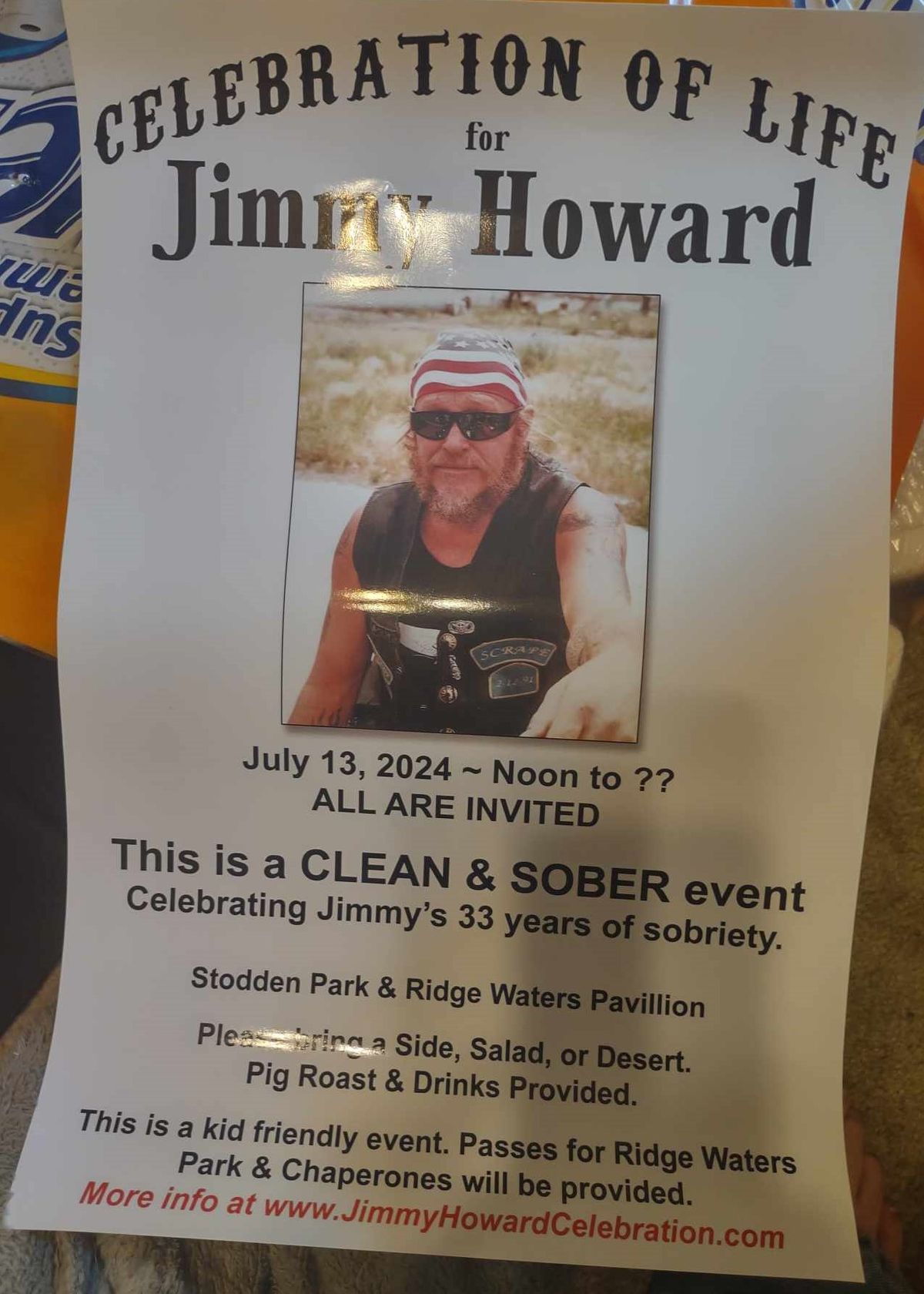 Celebration of Life For Jimmy Howard