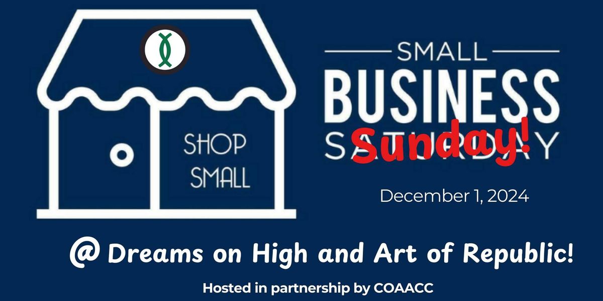 Small Business Sunday!