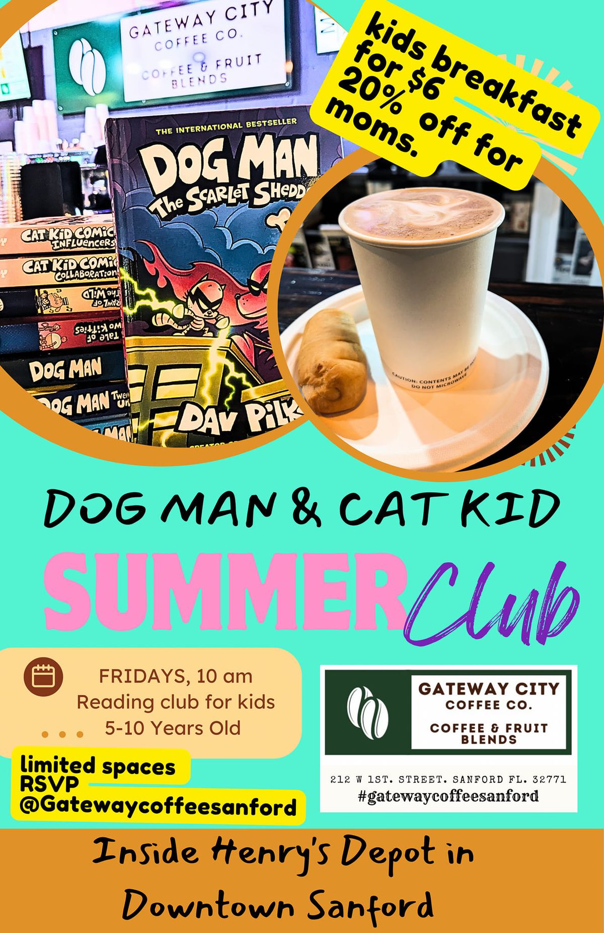 Summer Dogman& Catkid Book Club 