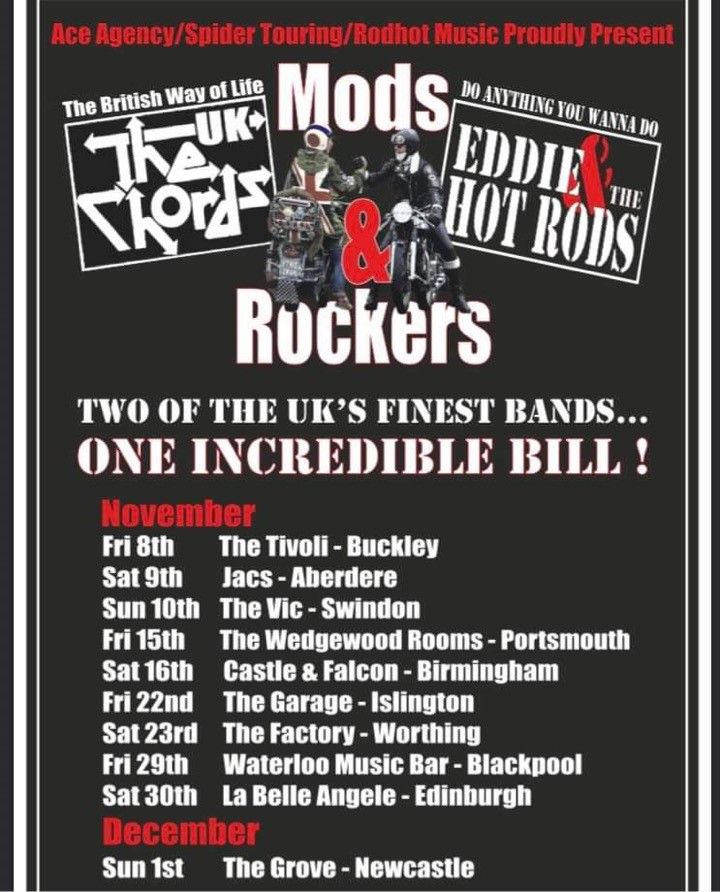 THE CHORDS UK & EDDIE and the HOT RODS