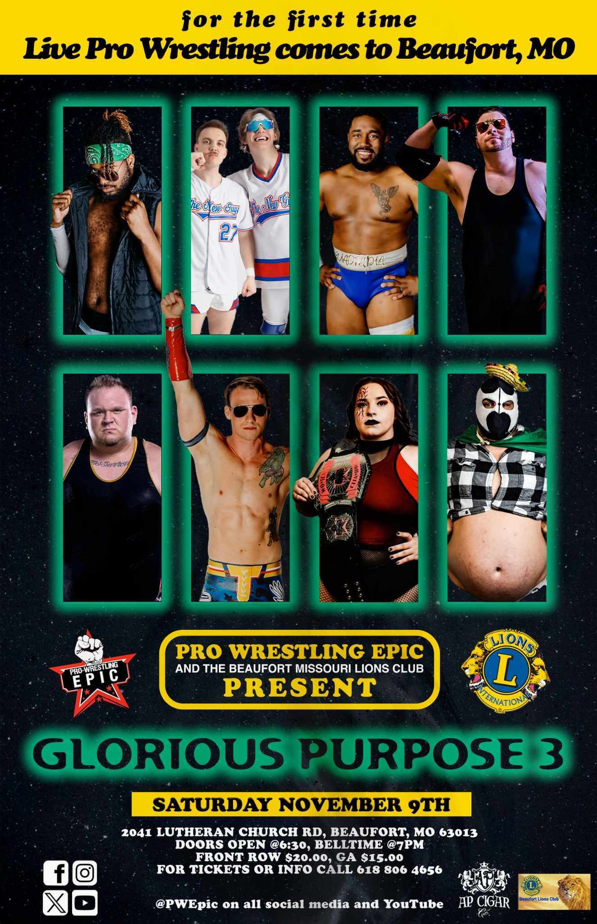 Pro Wrestling Epic presents Glorious Purpose 3