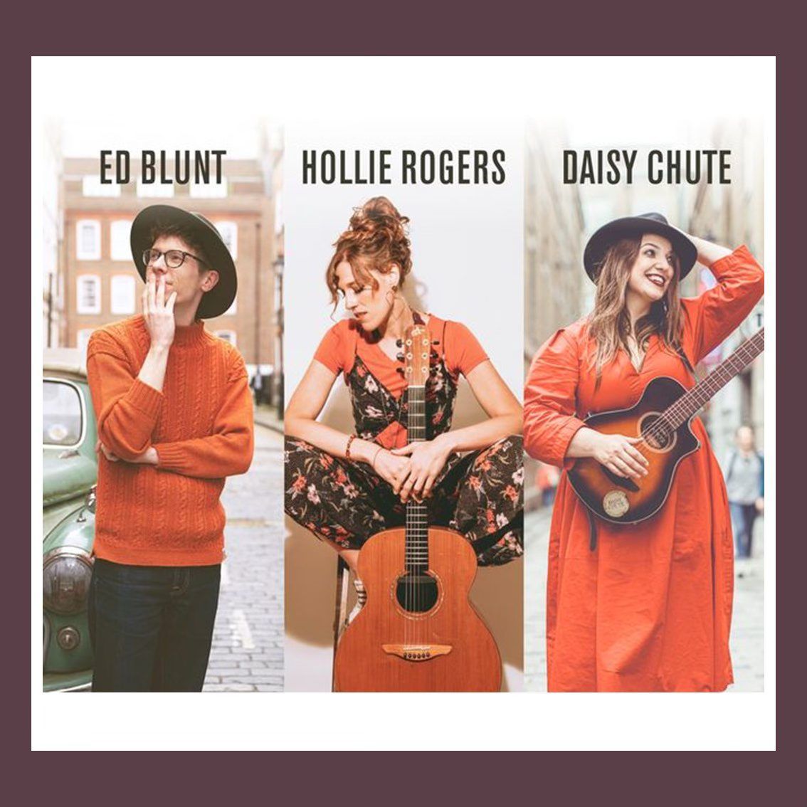 Hollie Rogers, Daisy Chute and Ed Blunt