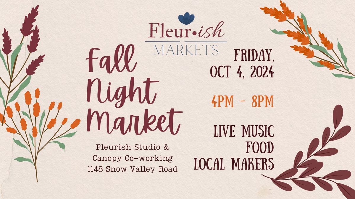 Fleurish Fall Night Market