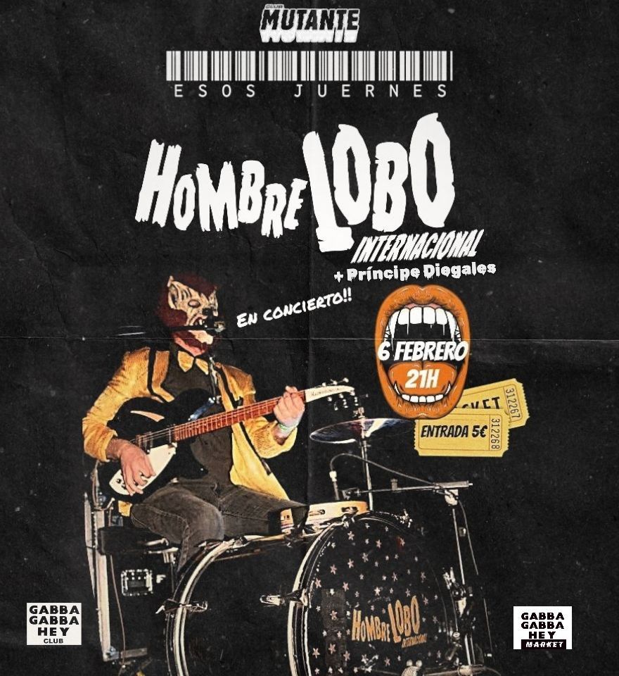 HOMBRE LOBO INTERNACIONAL - ESOS JUERNES