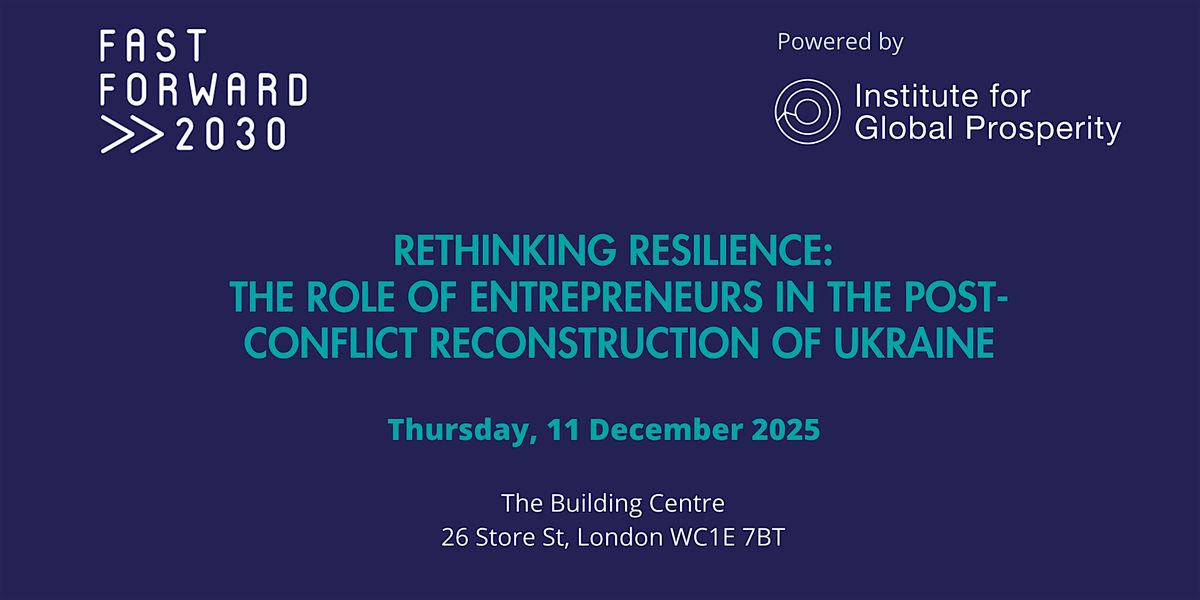 Rethinking Resilience: The role of entrepreneurship in Ukraine