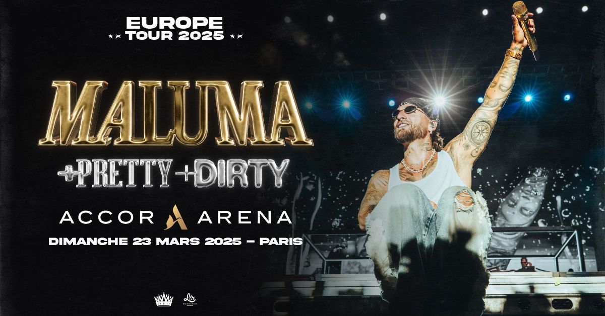 Maluma \u2022 Paris \u2022 Accord Arena \u2022 23\/03\/25