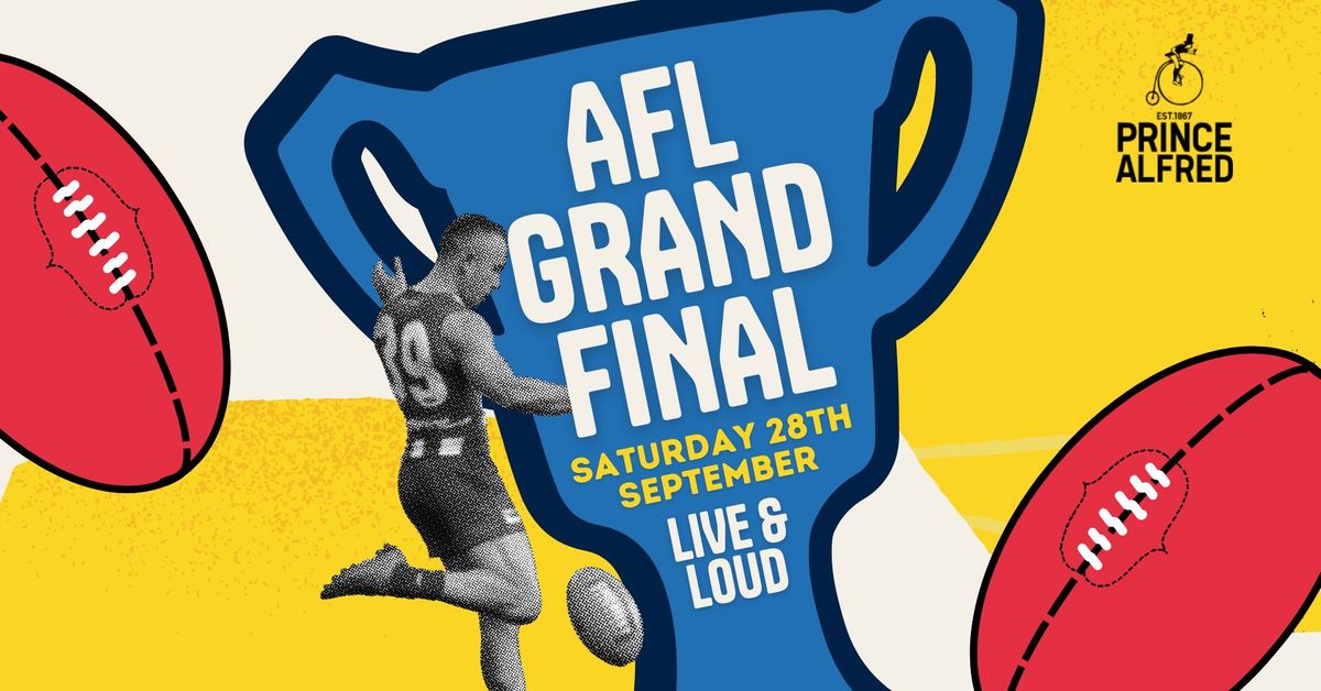 AFL GRAND FINAL LIVE \u2013 DON\u2019T MISS A MOMENT AT PRINCE ALFRED!