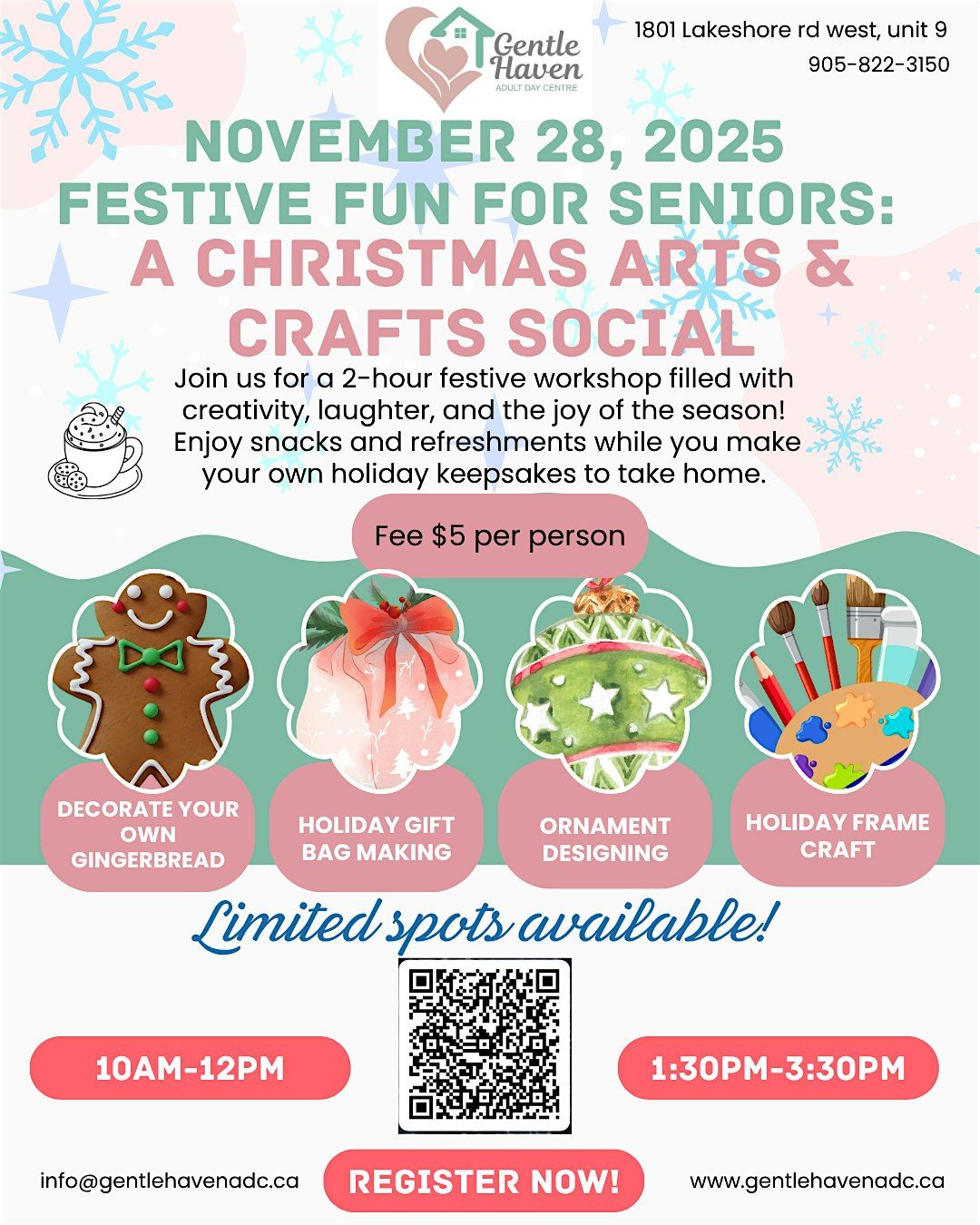 FESTIVE FUN FOR SENIORS: A CHRISTMAS ARTS AND CRAFTS SOCIAL