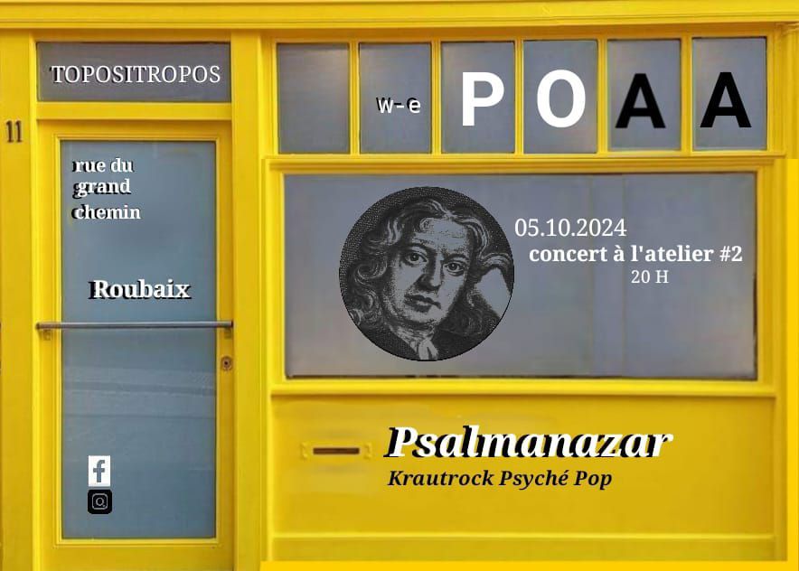 PSALMANAZAR (KrautrockPsych\u00e9Pop, Lille)