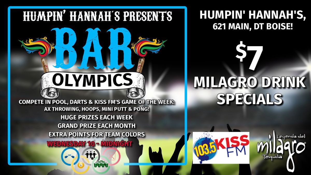 Humpin\u2019 Hannah\u2019s Bar Olympics Competition!