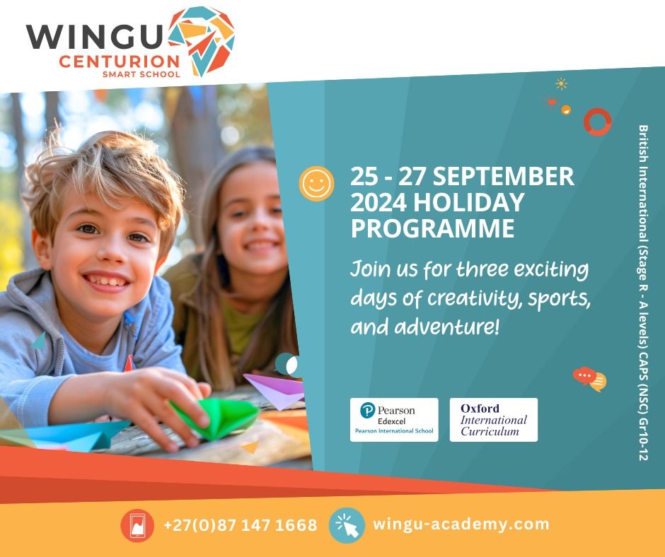 ? Holiday Fun Awaits at Wingu Academy! ?