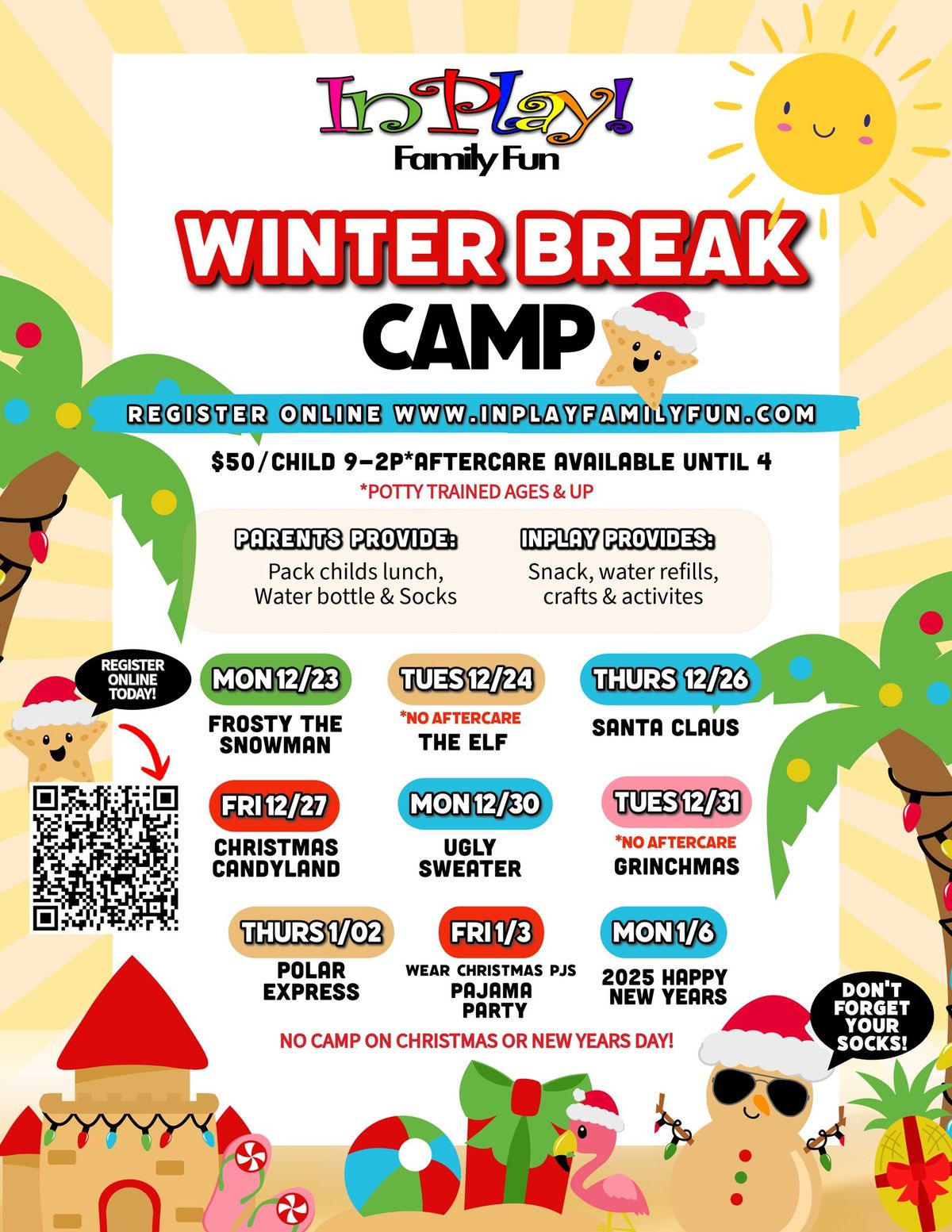 Winter Break Camps at InPlay!