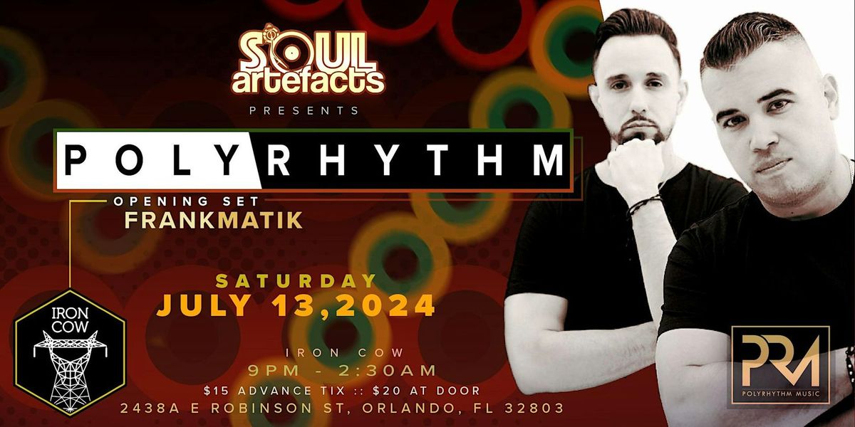 SOULArtefacts presents POLYRHYTHM at Iron Cow