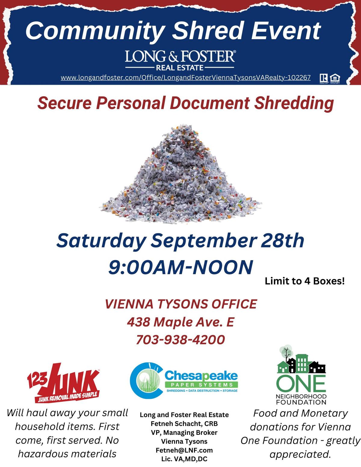 Shred event