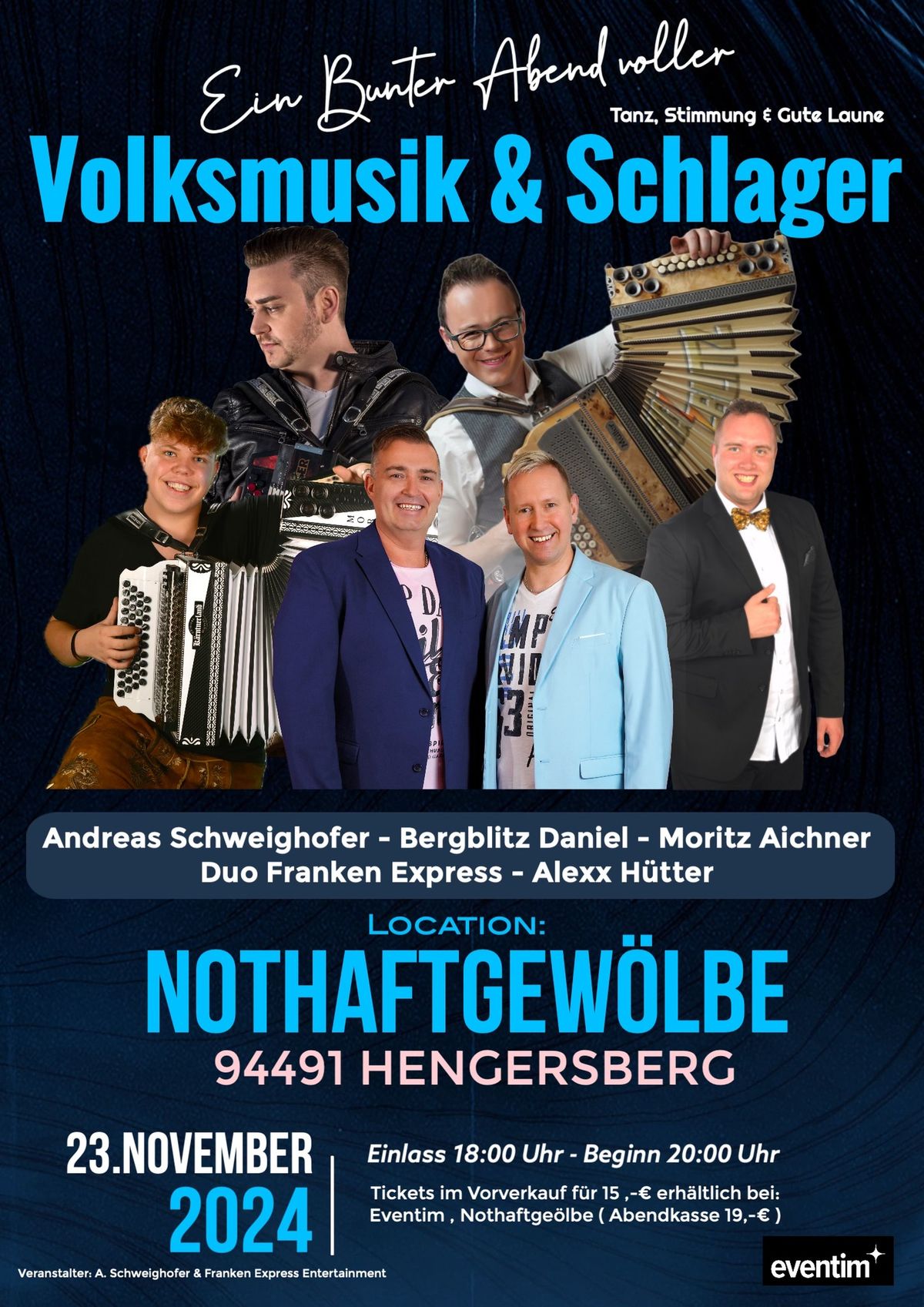 Ein Bunter Abend voller Volksmusik & Schlager