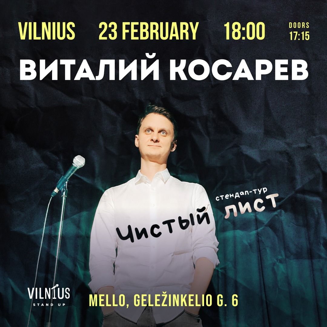 Vitaly Kosarev comedy stand up show | VILNIUS