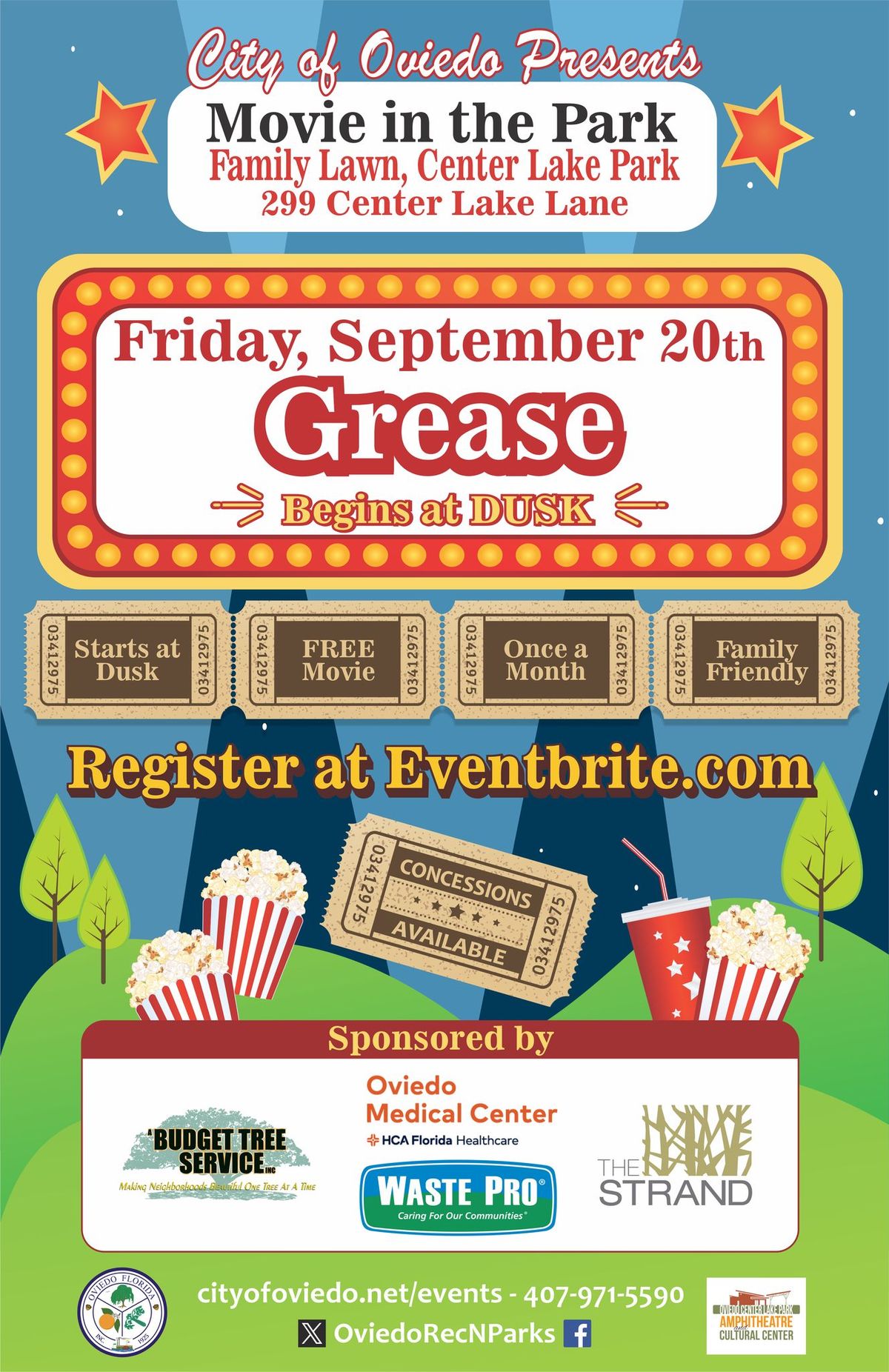 Movie in the Park- "Grease" (9\/20)