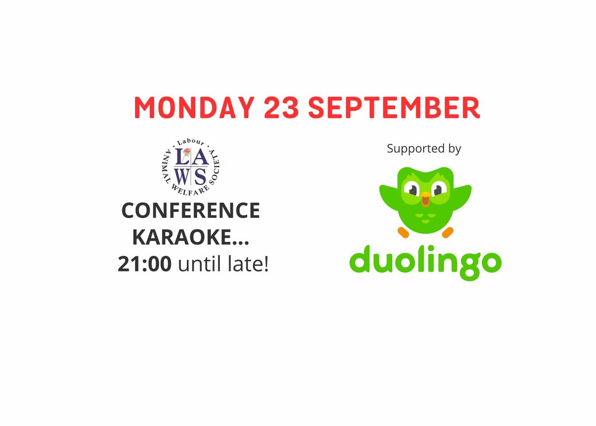 LAWS Conference Karaoke, in partnership with Duolingo