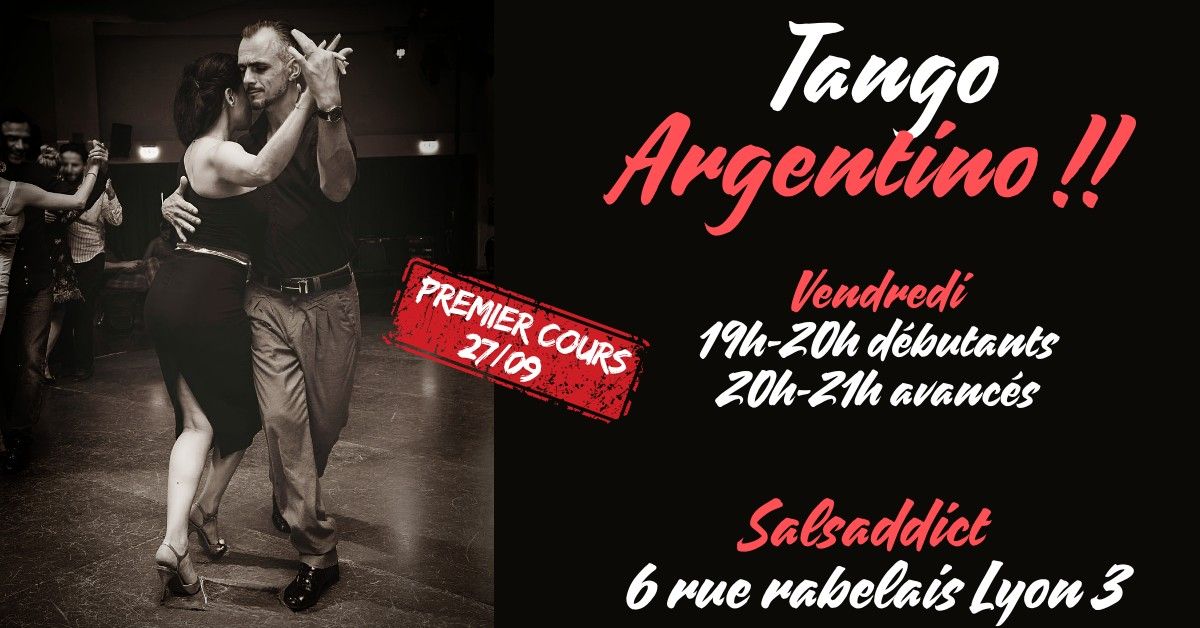 TANGO ARGENTIN  !!!!! 1er cours