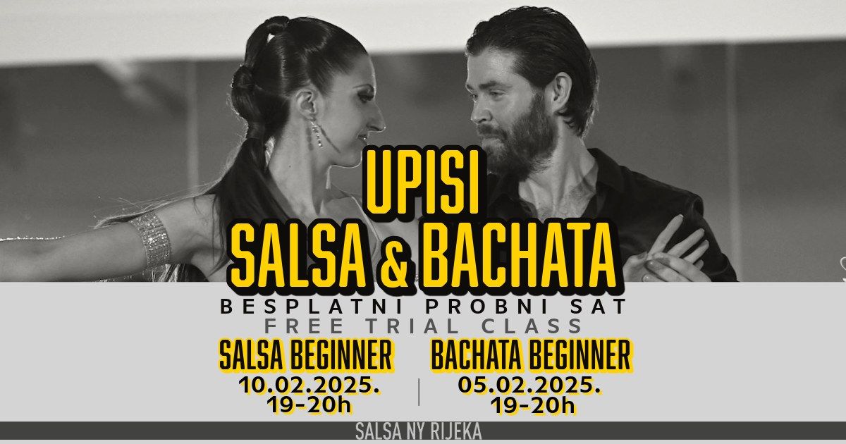 SALSA & BACHATA UPISI 2025 - BESPLATNI PROBNI SAT