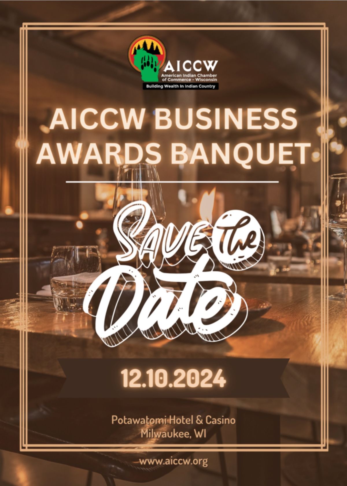 Aiccw-Facc American Indian Chamber of Commerce of Wisconsin Business Awards \ufffd Banquet 2024