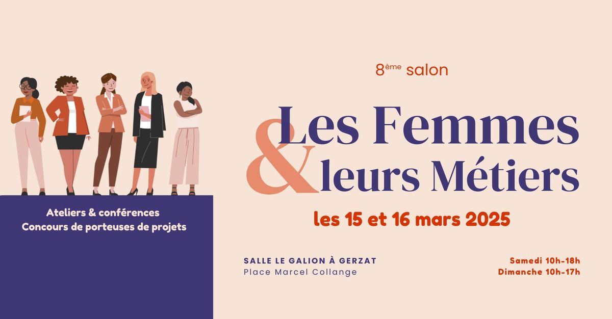 8\u00e8me salon "Les Femmes et leurs M\u00e9tiers"