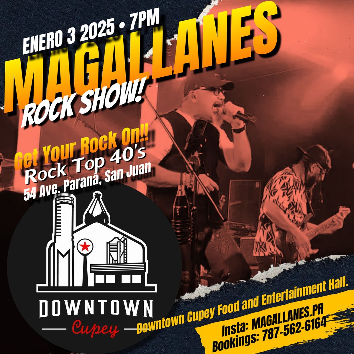 Magallanes en Downtown Cupey!! 1\/3\/25 7PM!!