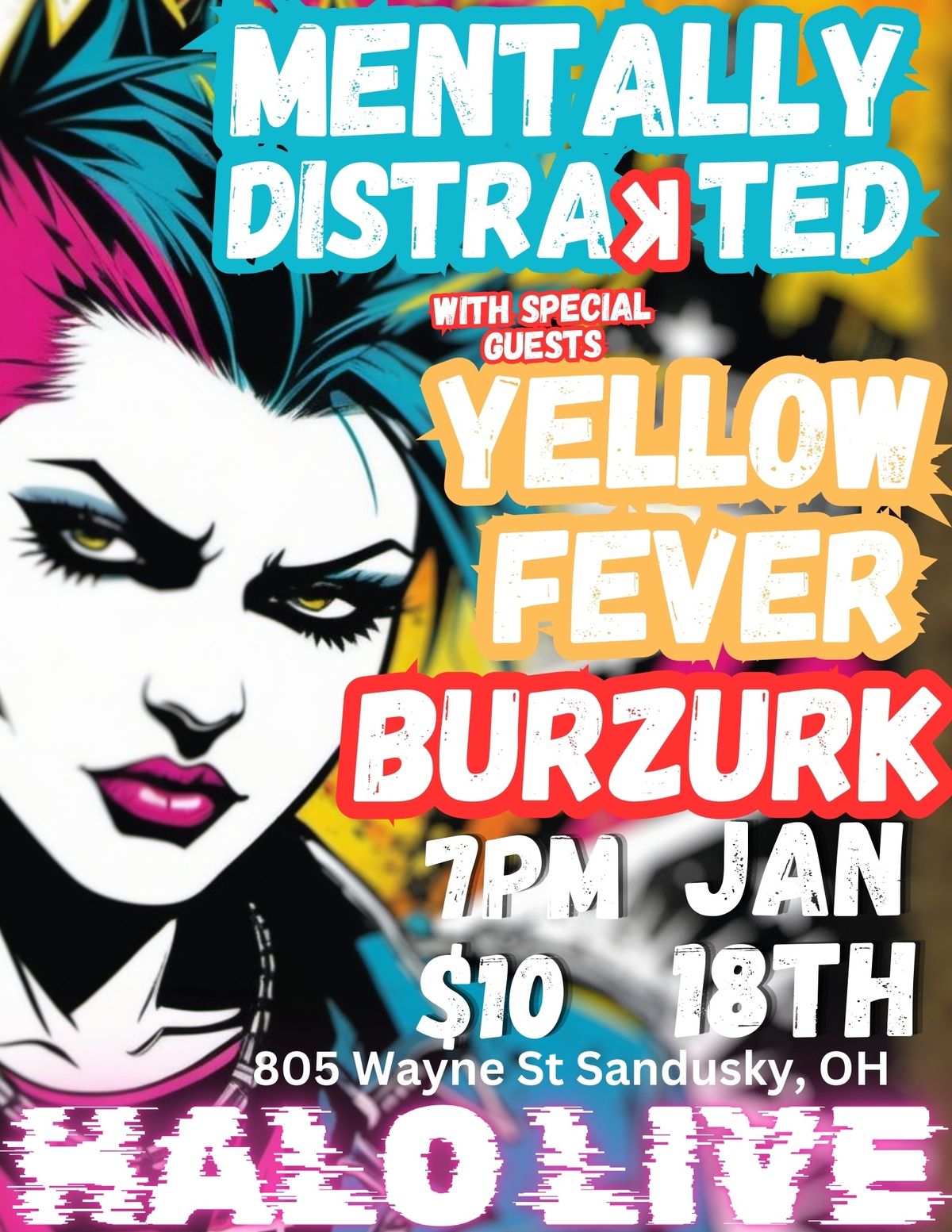 Mentally Distrakted\/\/Yellow Fever\/\/Burzurk