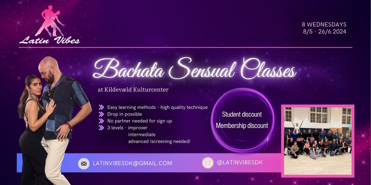 Weekly Bachata Sensual Classes w. Benjamin & Sara by Latin Vibes