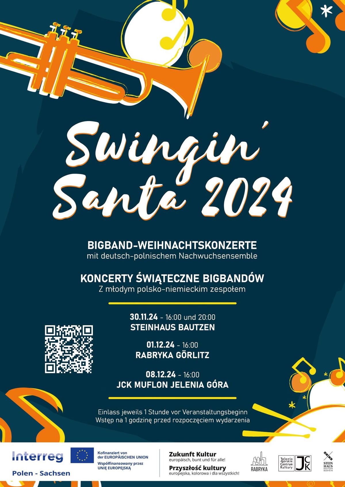 \ud83c\udfb7\u2728 Koncerty Swingin' Santa Big Band 2024 \ud83c\udf84\ud83c\udfba| JELENIA G\u00d3RA, POLSKA