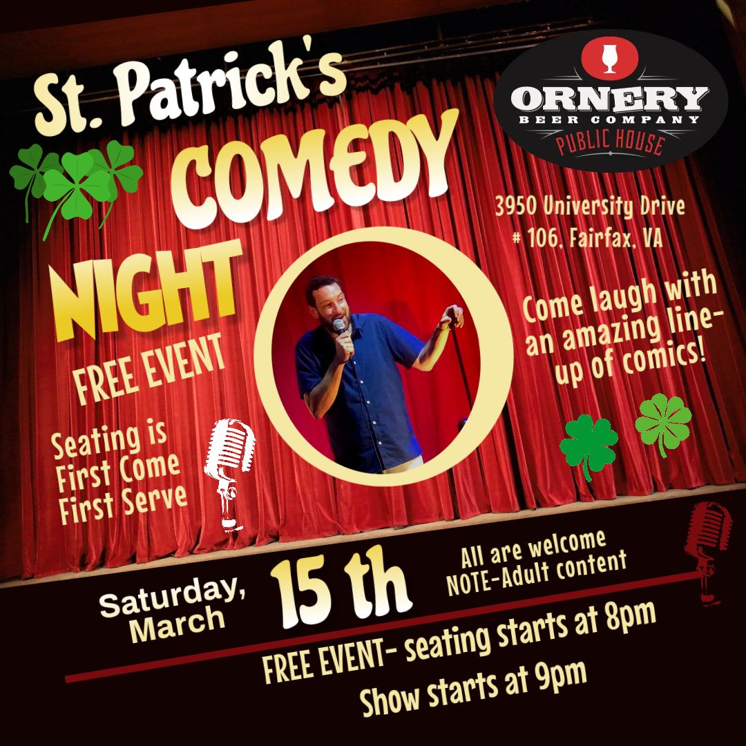 St. Patrick's Day Comedy Night!!