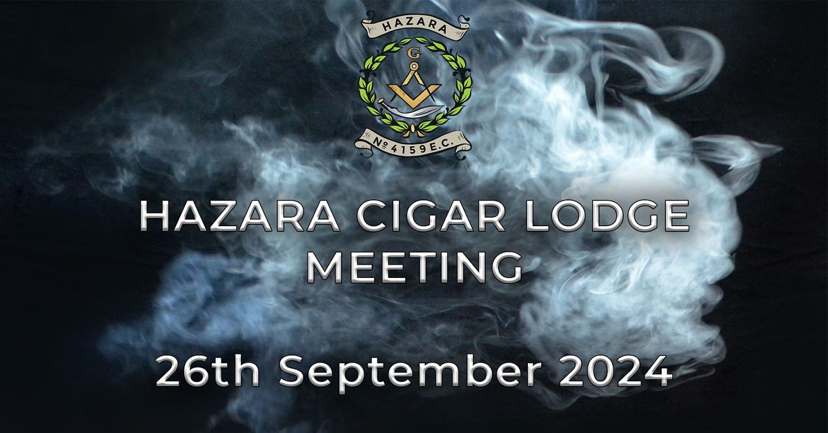 Hazara 26th Sep 2024 Lodge Meeting