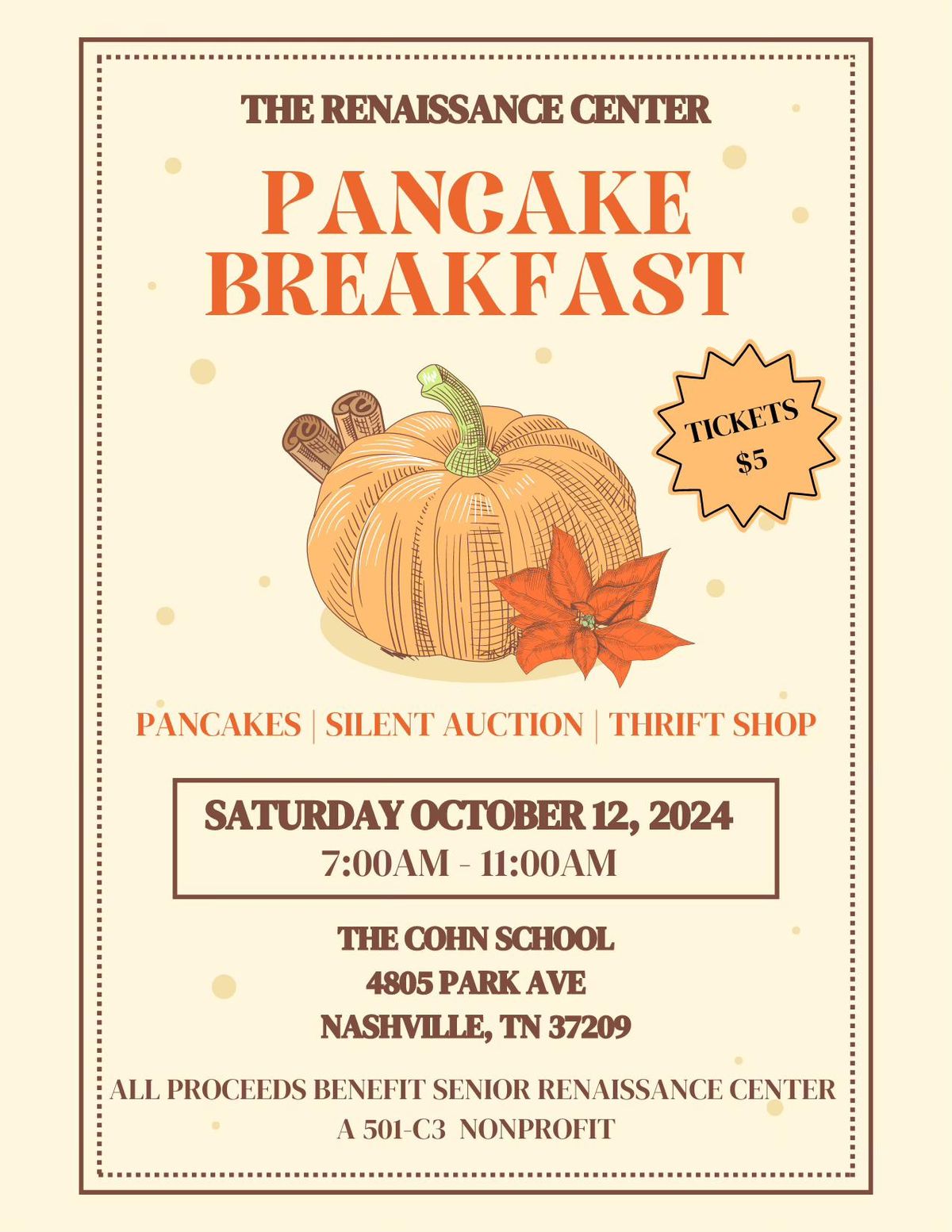 SRC Pancake Breakfast & Silent Auction