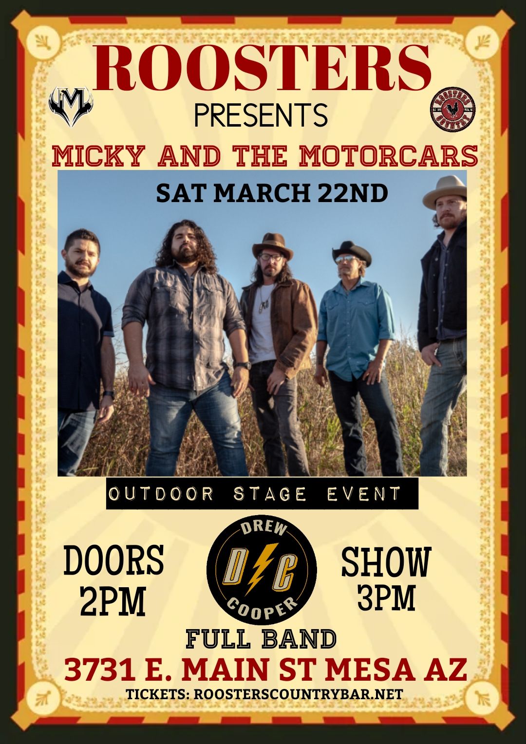 Micky and The Motorcars at City Winery - Boston