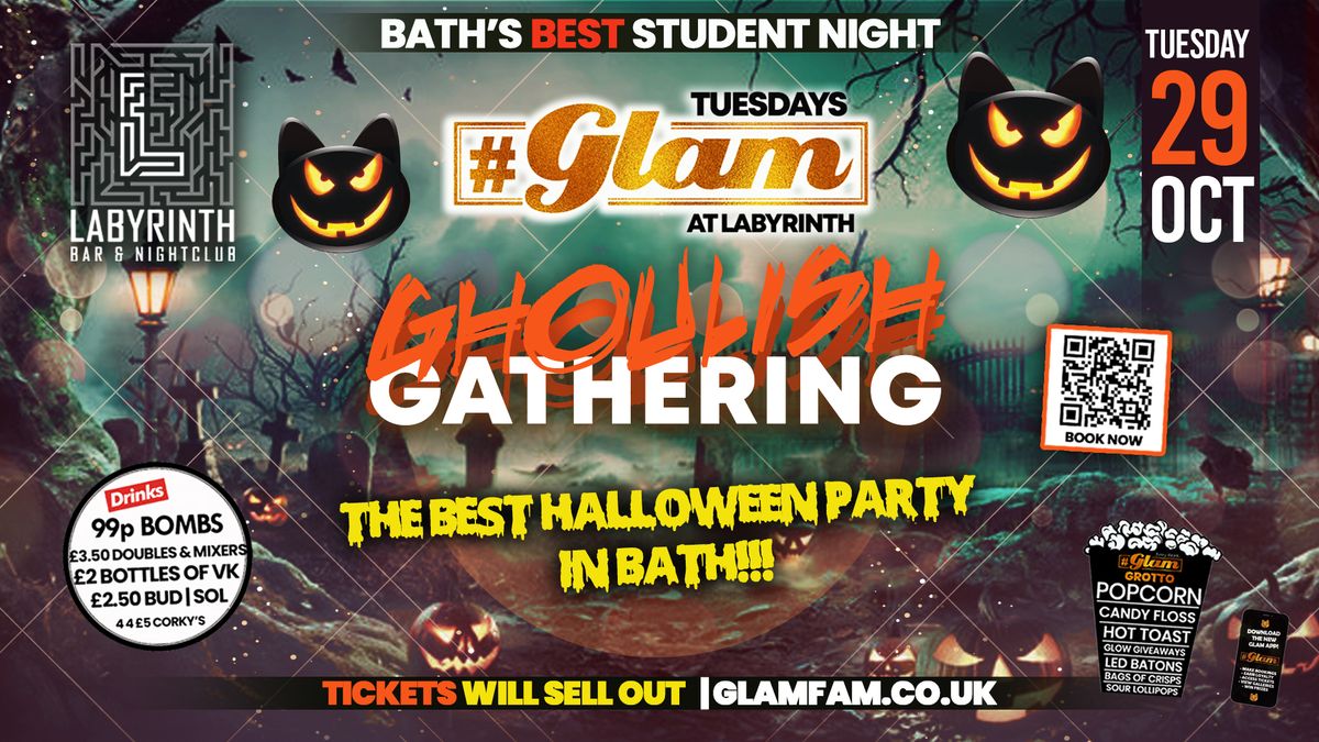 Glam - \ufeff? ?? HALLOWEEN 2024 ??\u26d3\ufe0f Bath's Best Student Night | Tuesdays at Labs ?