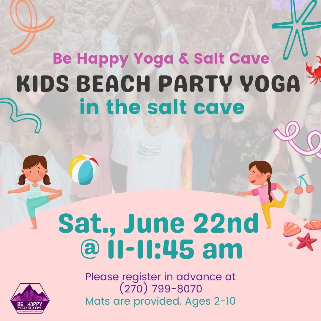 Kids Beach Party Yoga in the Salt Cave