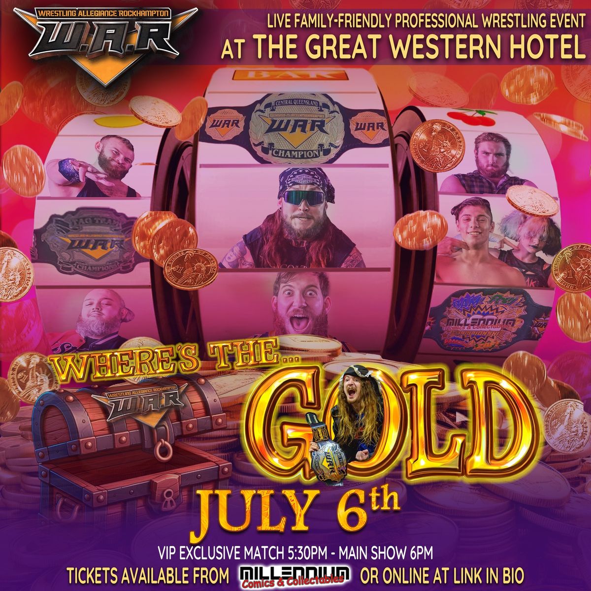 Wrestling Allegiance Rockhampton Presents \u2018Where\u2019s The Gold'
