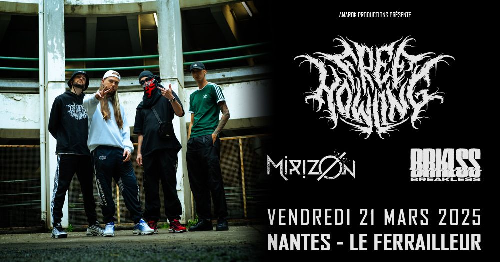 FreeHowling \u2022 Mirizon \u2022 Breakless  @ Nantes, Le Ferrailleur