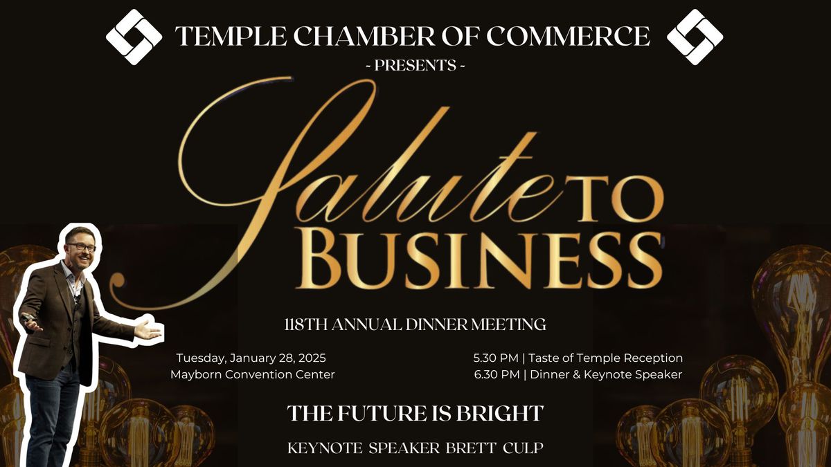 2025 Salute to Business & 118th Annual Meeting Dinner