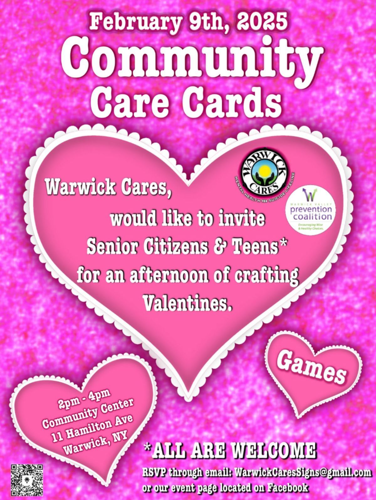 2nd Annual Valentine Community Care Cards