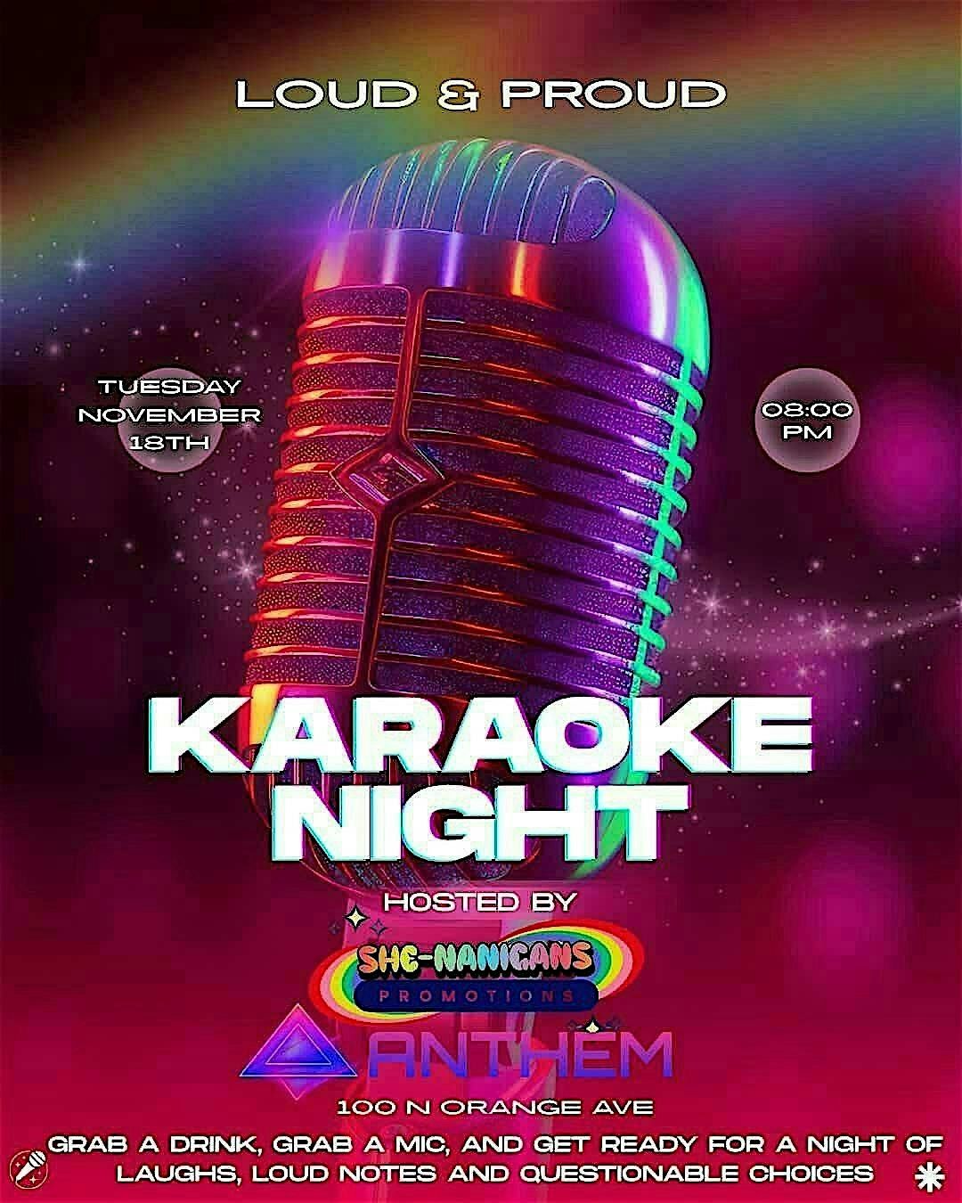 Loud & Proud Karaoke night!