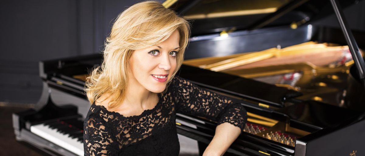 Olga Kern, Leonard Slatkin in Chapel Hill